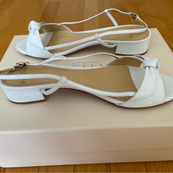 Alexandre Birman - Clarita Slingback Sandals - white - 37.5 (NEW!!) - Picture 3 of 10